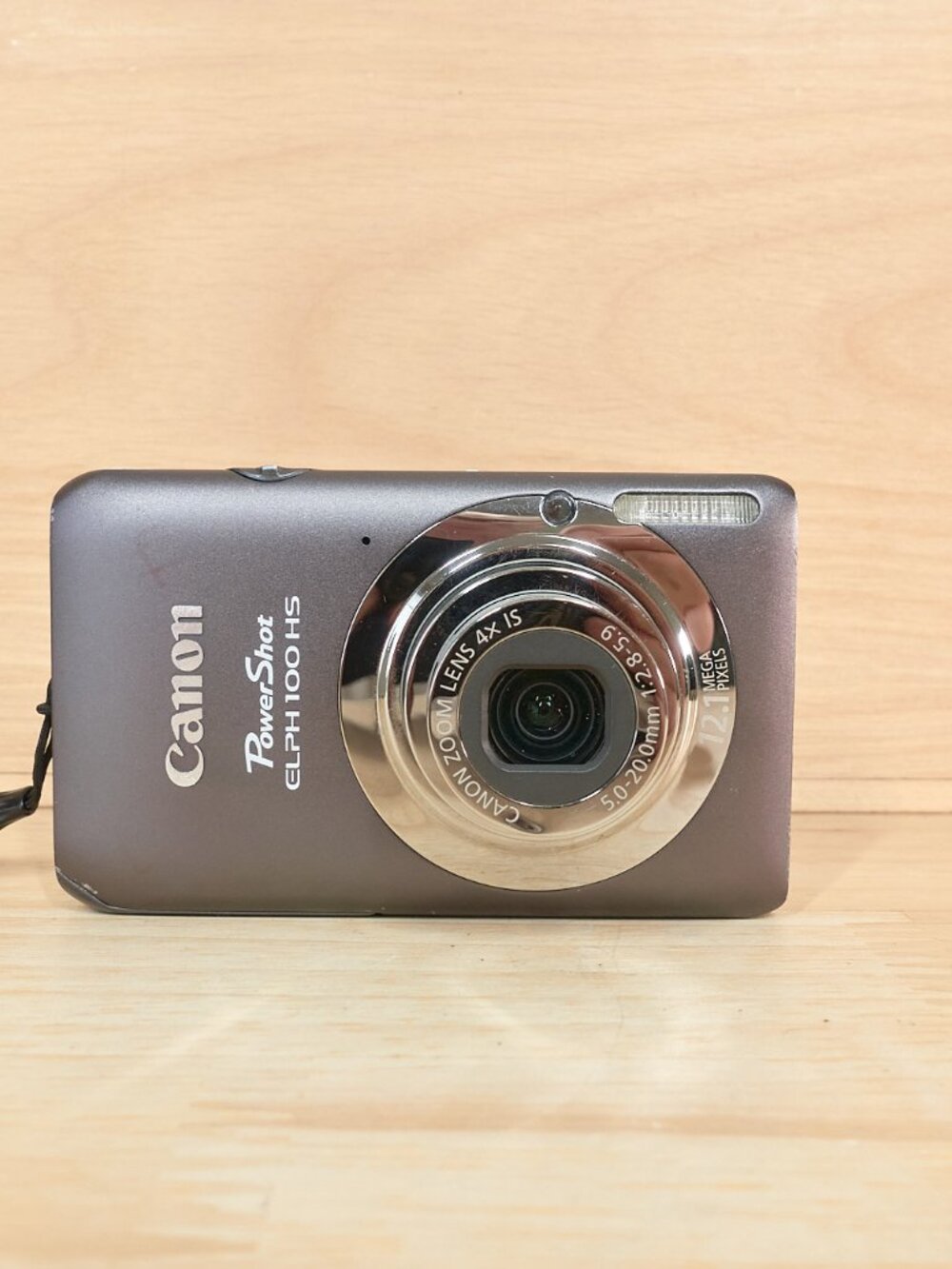 Canon PowerShot ELPH 100 HS Digital Camera Gray 12.1MP 4x Optical Zoom Tested